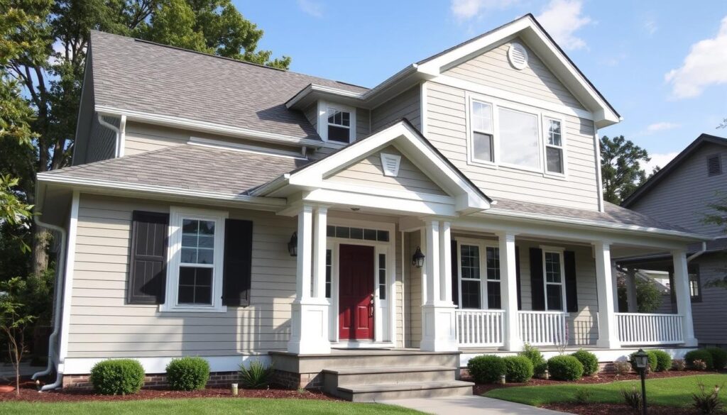 Dom z elewacją pomalowaną farbami Flugger Dom z elewacją pomalowaną farbami Flugger