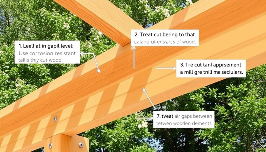 Praktyczne wskazówki przy budowie pergoli tarasowej drewnianej