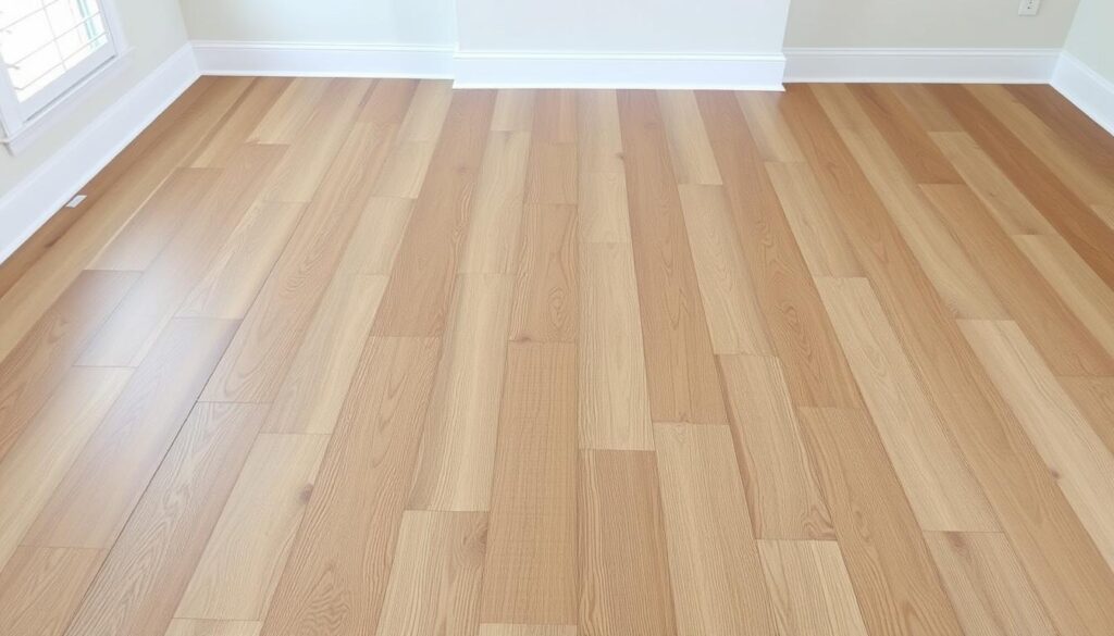 Wzór układania paneli podłogowych na 1/2 - panele przesunięte o połowę długości