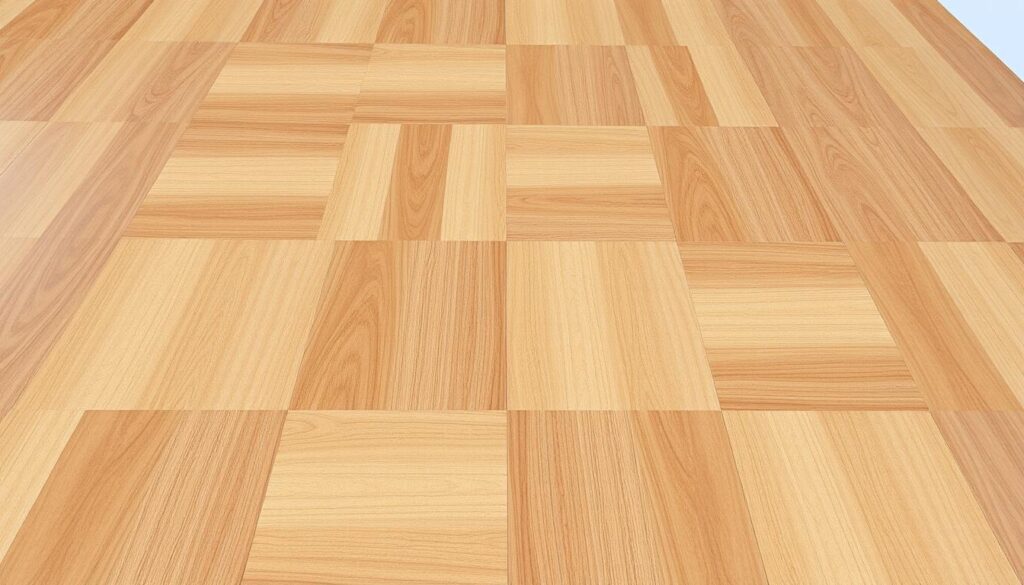 Wzór układania paneli podłogowych na 1/3 - panele przesunięte o jedną trzecią długości